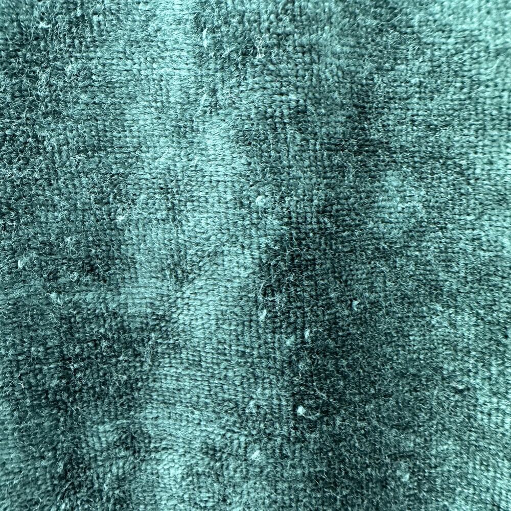 Carole Little Shirt Womens Medium Green Velvet Velour Button Front Long Sleeve - Picture 9 of 11